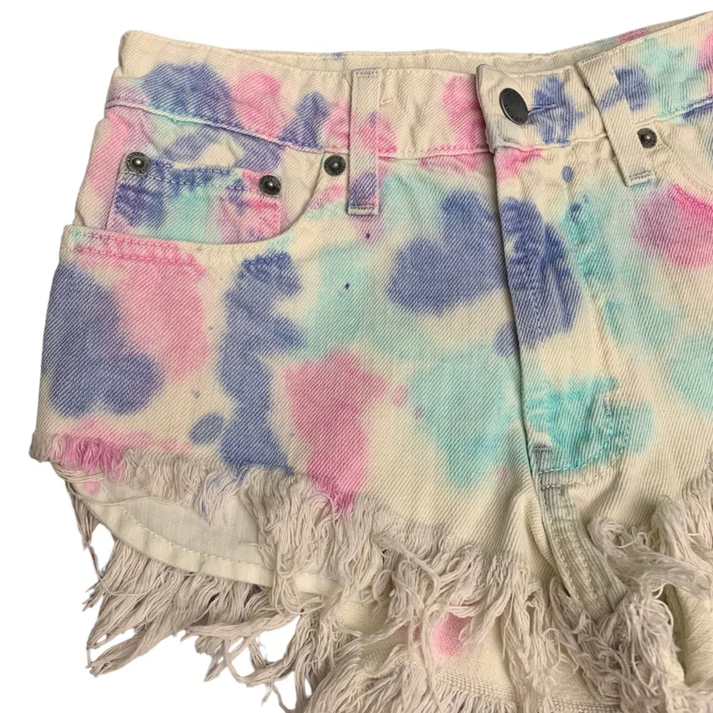 Carmar Tie Dye Cut Off Shorts